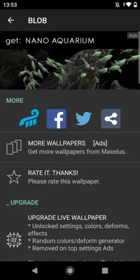 BLOB Live Wallpaper android App screenshot 3